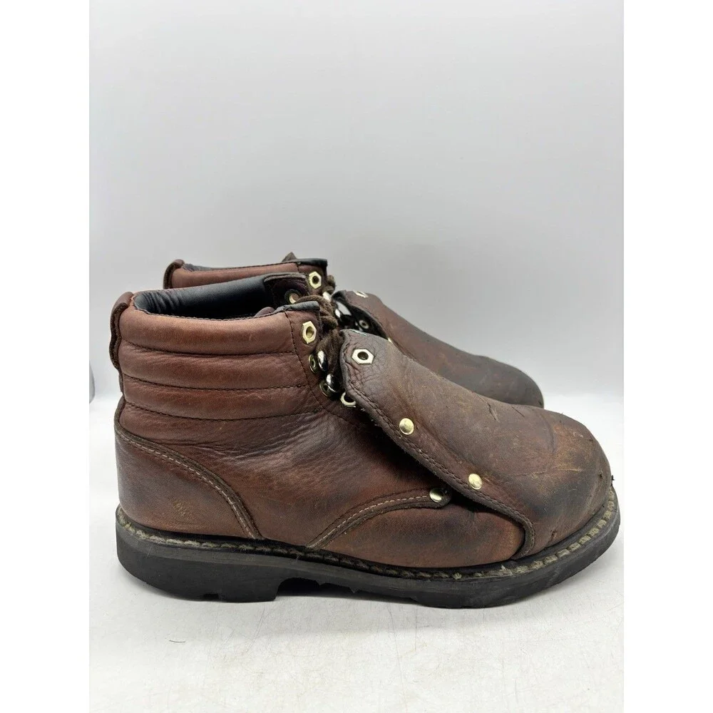 VTG Carolina Work Boots Mens SZ 8.5 EE External Metguard Metatarsal Steel Toe